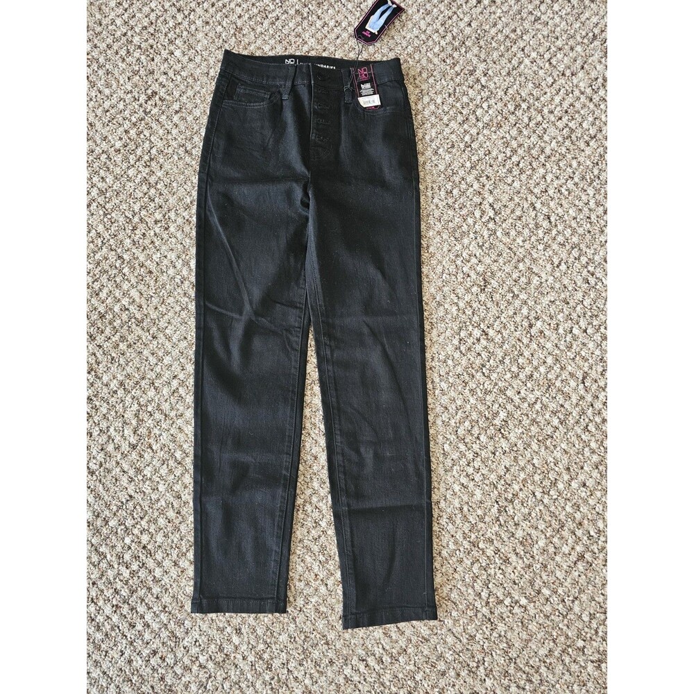No Boundaries Black Exposed Button Skinny Fit Jeans Junior 7 New With Tags
